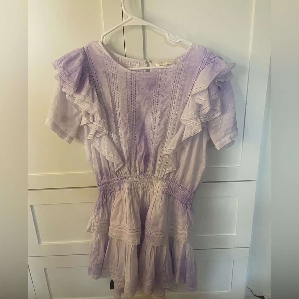 Natasha Purple Tie Dye Mini Dress